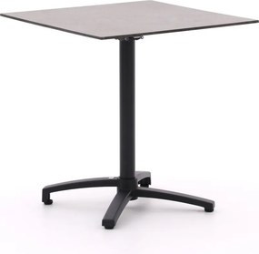 Inklapbare tafel Bellagio | Vierkant | Tuintafel Kunststof | 70x70cm | 2 personen | Kees Smit Tuinmeubelen