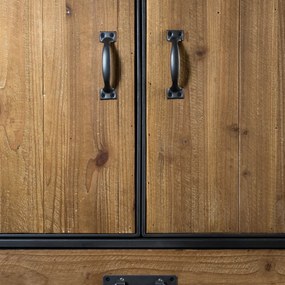 Dutchbone Gin Industrieel Kastje Vurenhout - 60x38x100cm.