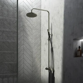 Hotbath Cobber X thermostatische opbouw doucheset chroom