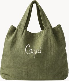 Linnen strandtas Palma Capri