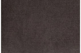 Goossens Eetkamerstoel Hera bruin stof met draaifunctie met armleuning, modern design