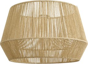 Japandi lampenkap met beige papieren touw 50/50/30 - Bullet