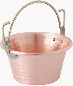 Kookpan Classic met gebogen handvat van koper