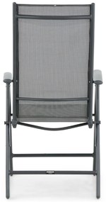 Domani Furniture Manu Standenstoel Aluminium/textileen Grijs