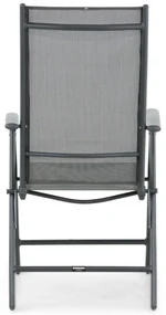 Tuinset 6 personen 210 cm Aluminium/textileen Grijs Domani Furniture Manu/Venustas