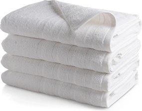 Handdoek DoubleLife  Recycled Cotton Collectie– 4 stuks – 70×140 – bright white