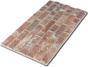 3D Wandpaneel EPS Licht Rood L1902 100x50x2cm | Paneli 3d wandpanelen