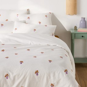 Dekbedovertrek vintage geborduurd katoen Ariette
