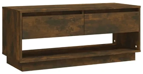 vidaXL Tv-meubel 102x41x44 cm spaanplaat gerookt eikenkleurig