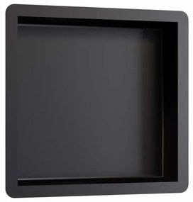 Brauer Black Edition inbouwnis 30x30cm zwart mat