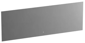Saniclass Ambiance spiegel 200x70cm met verlichting rechthoek Zilver SP-AMB200