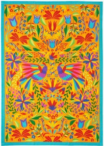 Theedoeken Mexican Flowers, 2-delig