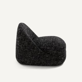 Fauteuil in gemêleerde structuurstof, AKENA