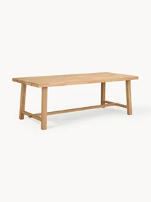 Uitschuifbare eettafel Brooklyn van eikenhout, in verschillende formaten