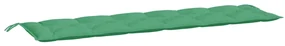 vidaXL Tuinbankkussen 200x50x7 cm stof groen