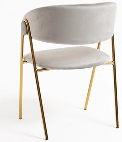 Mihu Goud Fluwelen Stoel