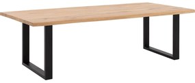 Goossens Eettafel Blade, Boomstamblad 260 x 100 cm 5 cm dik