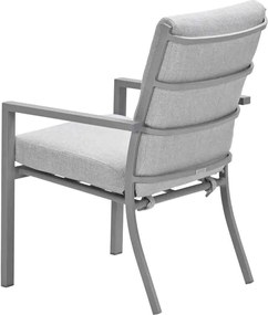 Garden Impressions Senja tuinset 5-delig valley sand - Tulli tuintafel 180x115 cm - light teak vironwood