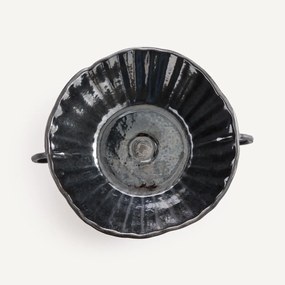 Aardewerk schaal met handgrepen, Vidrado