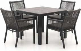 Diningset Manifesto | 4 personen | Tuinset polywood | 5-delig | Kees Smit Tuinmeubelen