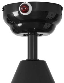 Plafondventilator zwart 132cm incl. LED met afstandbediening - Cool Anello