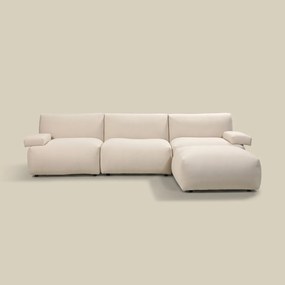 Modulaire Bank Met Hocker Creme