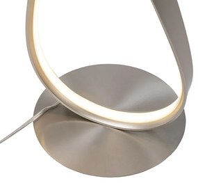 Moderne vloerlamp staal incl. LED en dimmer - Belinda Modern Binnenverlichting Lamp