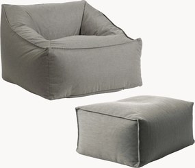 Outdoor Olefin zitzak fauteuil De Sunnyboy met poef