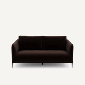 3-zits compacte bank in fluweel, Oscar, ontwerp Emmanuel Gallina