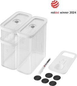ZWILLING Fresh&amp;Save CUBE CUBE-set, M / 5-delig, transparant-wit - Fresh&amp;Save CUBE - ZWILLING