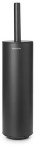 Brabantia MindSet Toiletborstelhouder - gesloten - rond - staand/wandmontage - mineral infinite grey 303821
