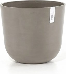 Ecopots bloempot Oslo 35 - Rond - Taupe - Diameter 35 x H30,5 cm
