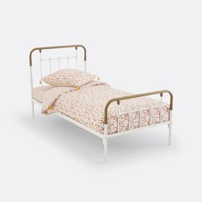 Bed in staal metaal, Asper