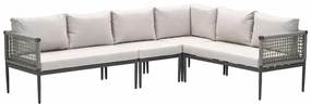 Garden Impressions Burela lounge hoekset rechts 4-delig - taupe