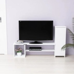 Homemania Tv-meubel Nice 151x29,5x40/90 cm wit