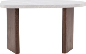 Organische Bijzettafel Bruin - 45 X 70cm.