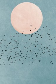 Ilustratie Fly Away, Kubistika, (26.7 x 40 cm)
