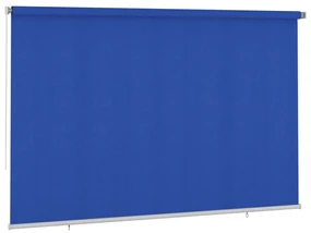vidaXL Rolgordijn voor buiten 350x230 cm HDPE blauw