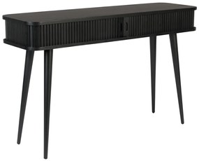 Zuiver Barbier Black Zwarte Design Sidetable - 120 X 35cm.