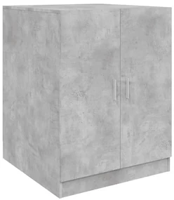 vidaXL Wasmachinekast 71x71,5x91,5 cm betongrijs