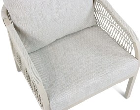 Stoel en Bank Loungeset 5 personen Aluminium/rope Taupe  Lifestyle Garden Furniture Biagio