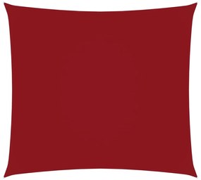 vidaXL Zonnescherm vierkant 3,6x3,6 m oxford stof rood