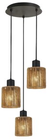 Hanglamp  APP1820-3CPR NATURE BLACK