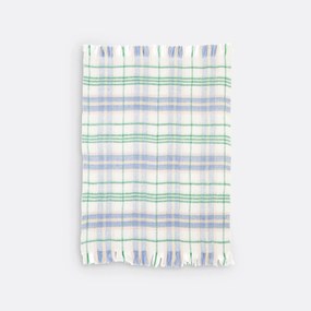 Geruite plaid met franjes, Armand