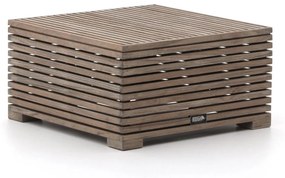 + 10% kassakorting | Bijzettafel tuin ROUGH | Vierkant | Tuintafel Teakhout | 60x60cm | Kees Smit Tuinmeubelen