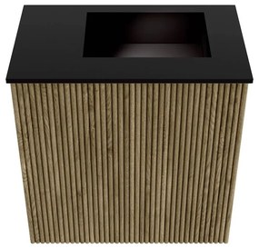 Mondiaz Joya 40cm toiletmeubel dusk met wastafel faye rechts 1 kraangat urban