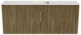 Mondiaz Joya DLux 100cm toiletmeubel dusk met wastafel faye midden zonder kraangat ostra