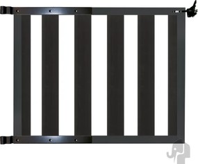 Tuinhek poort composiet Design antraciet met antraciet alu frame incl. beslag (100 x 80 cm)