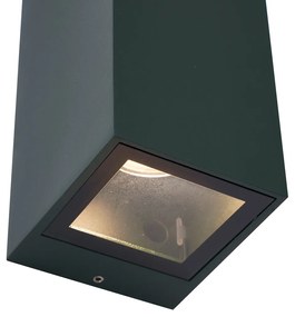 Moderne wandlamp donkergroen 2-lichts GU10 70mm IP54 - Baleno