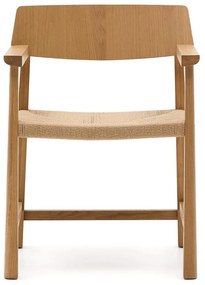 Kave Home Idun Eiken Design Eetkamerstoel